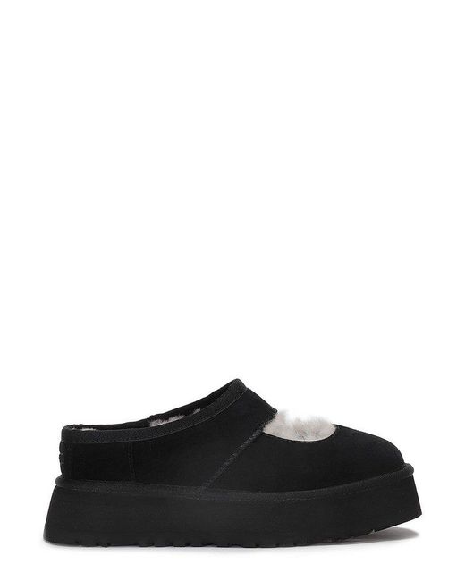 Ugg Black Bea Cut-Out Detailed Slip-On Slippers