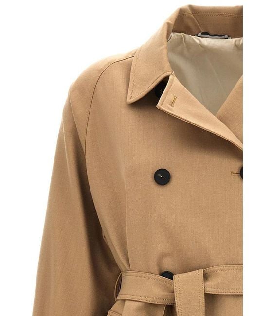 Weekend by Maxmara Natural Candida Beige Trench Coat