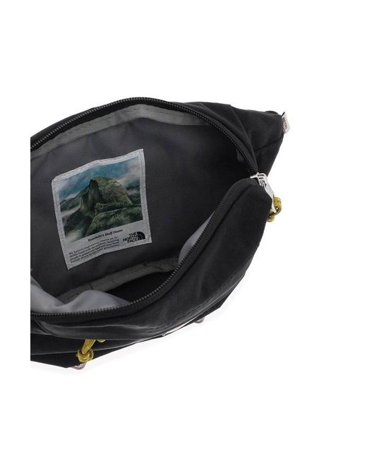 The North Face Black Berkeley Logo Patch Lumbar Bag for men