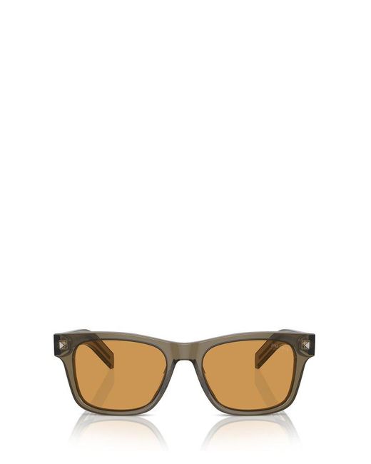 Prada Multicolor Rectangular Frame Sunglasses for men