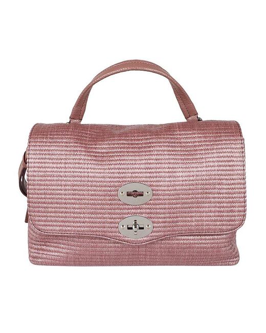 Zanellato Pink Postina Foldover-top Tote Bag