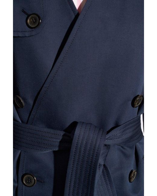 KENZO Blue Double-breasted Coat,