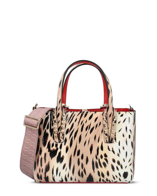 Christian Louboutin Multicolor Cabata Gigi Print Small Tote Bag