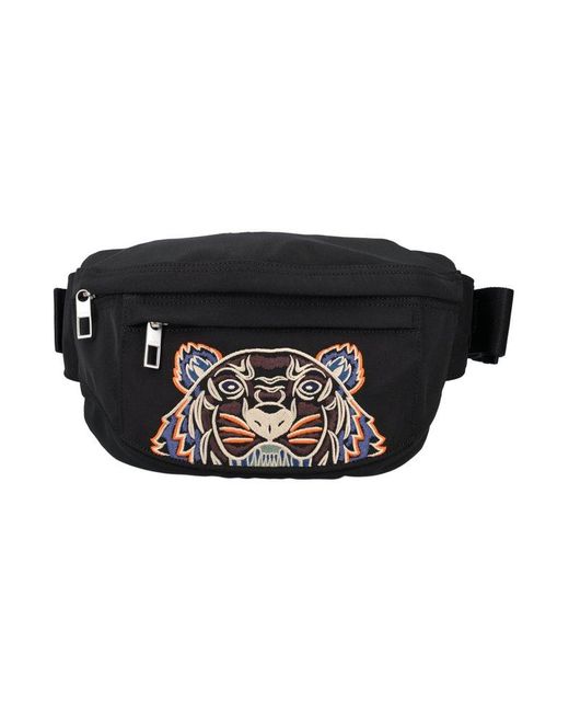 KENZO Black Kampus Tiger Belt Bag