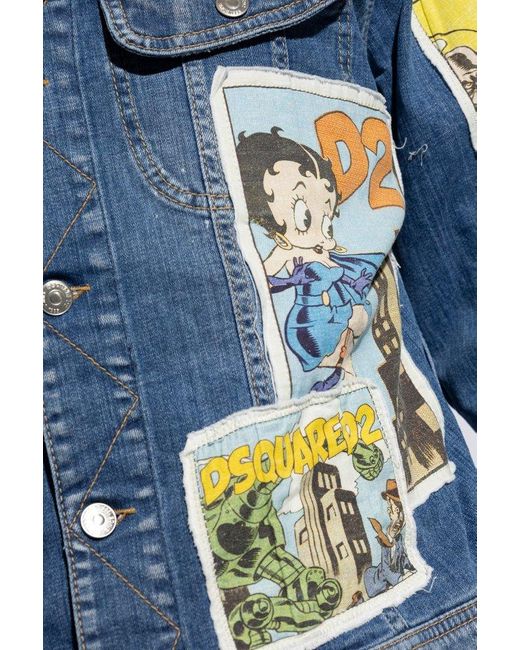 DSquared² Blue X Betty Boop, for men