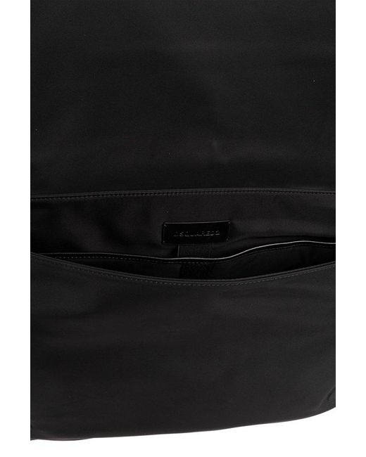 DSquared² Black Shoulder Bag With Logo, for men