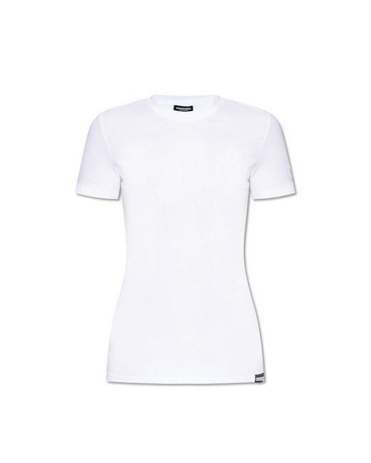 DSquared² White T-shirt With Logo,