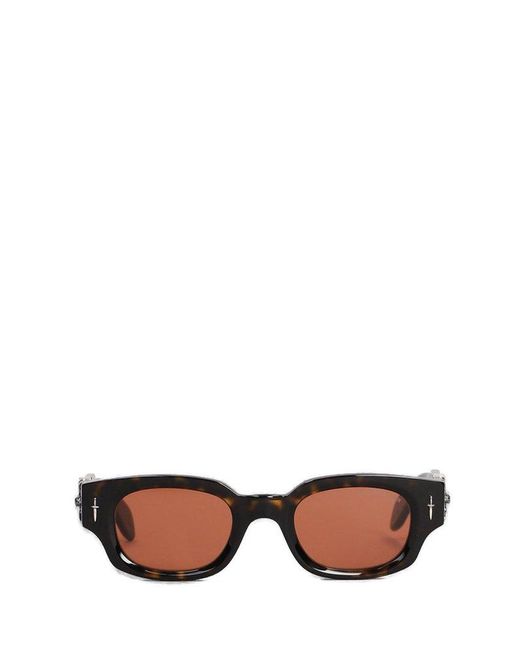 Cutler & Gross Brown Rectangle-frame Sunglasses