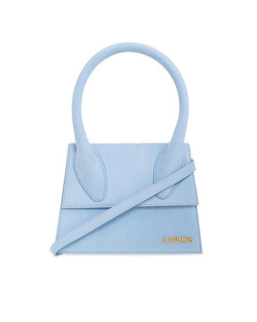 Jacquemus Le Grand Chiquito Signature Top Handle Bag in Blue Lyst