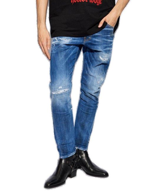 DSquared² Blue 'sexy Twist' Jeans, for men