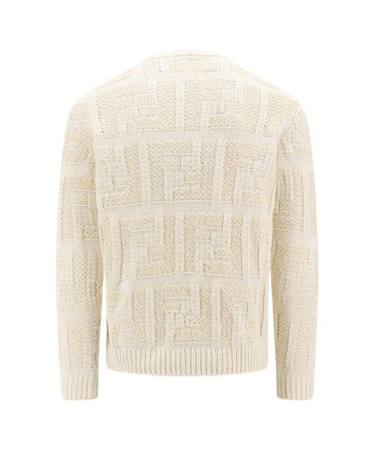 Fendi White Sweater for men