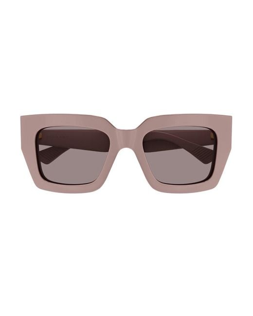 Bottega Veneta Brown Bv1212S Linea New Classic 006 Sunglasses