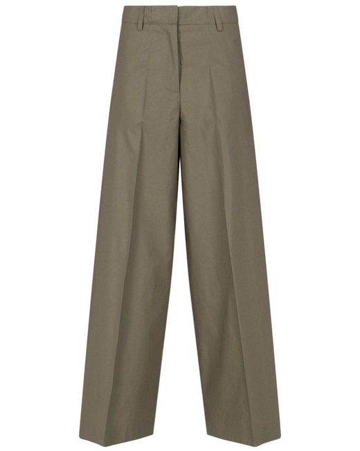 P.A.R.O.S.H. Green Wide Leg Pants