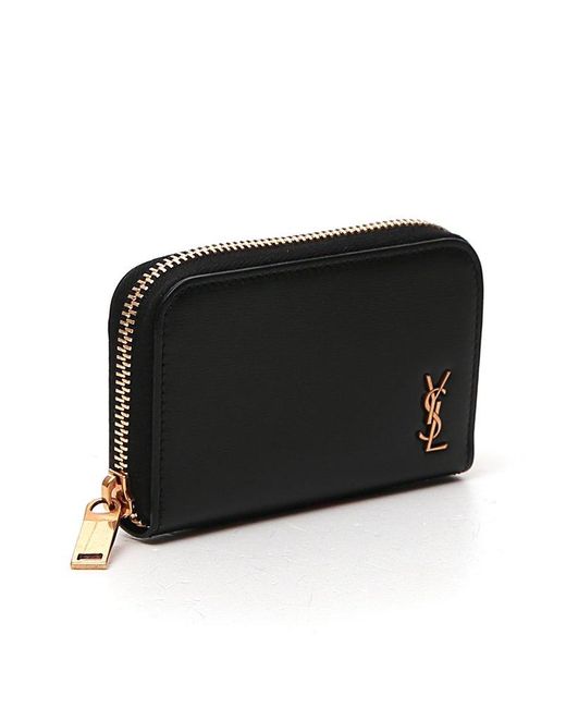 Yves Saint Laurent Tiny Monogram Zip Around Wallet