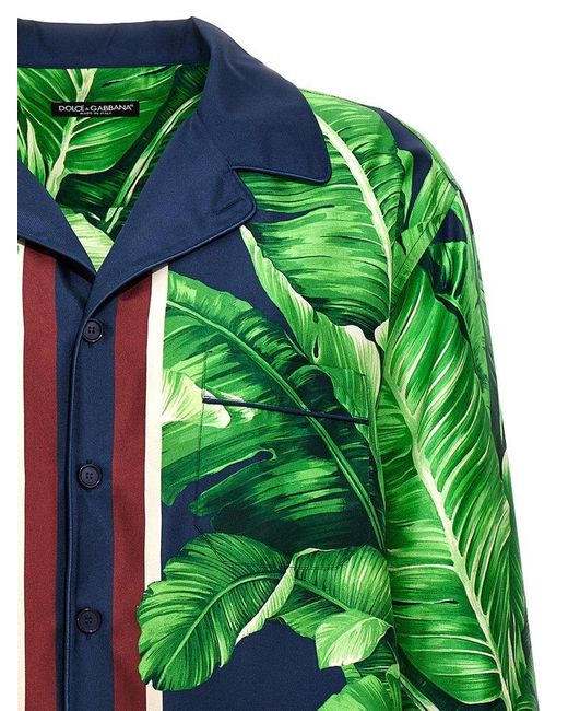 Dolce & Gabbana Green 'Banano' Shirt for men