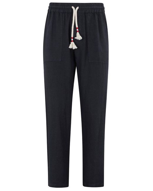 Mc2 Saint Barth Blue Calais Drawstring Track Pants for men