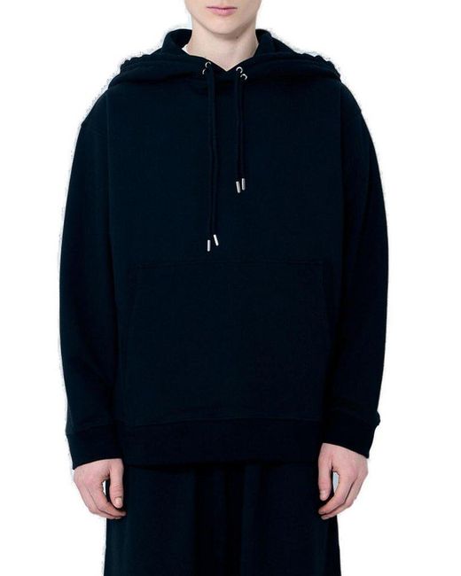 Dries Van Noten Blue Haxel Drawstring Hoodie for men