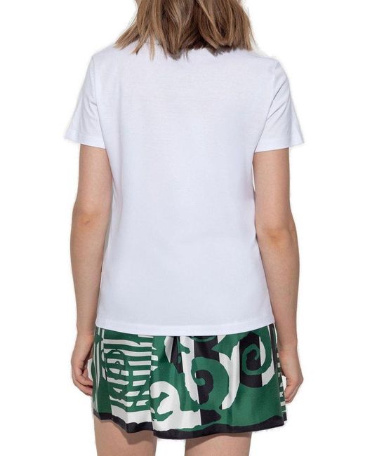 Max Mara Black Calcio Crewneck T-Shirt
