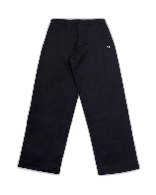 Champion Blue Reverse Weave Wide Joggers for men