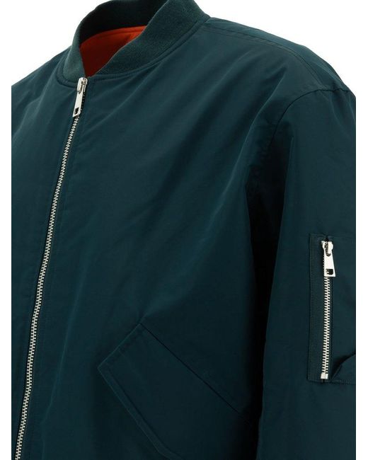 A.P.C. Blue Zip-Up Jacket for men