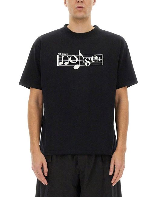 Undercover Black T-Shirt With Print for men
