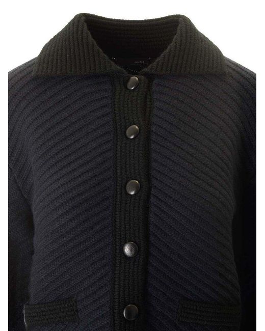 arch4 Blue Tito Knit Cardigan