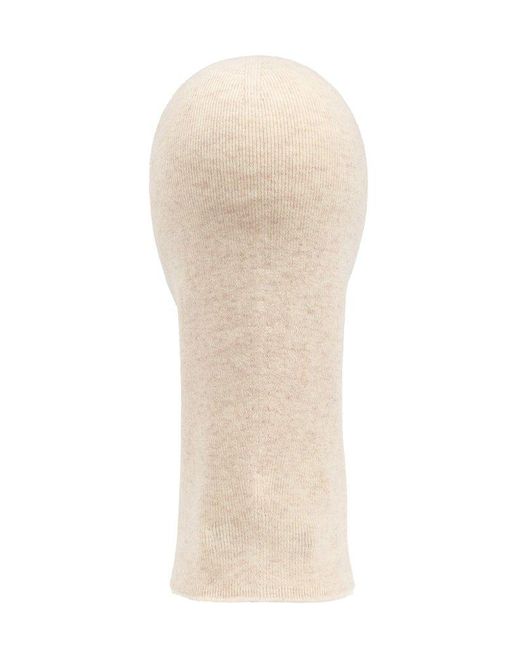 Acne Natural Wool Balaclava