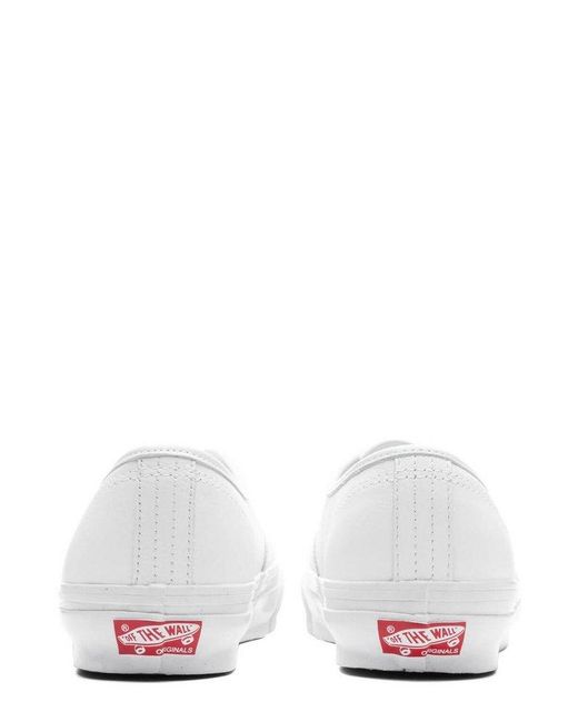 Vans White Og Authentic Lx Lace-Up Sneakers for men