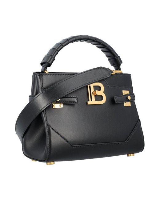Balmain Black Bbuzz Top Handle Bag