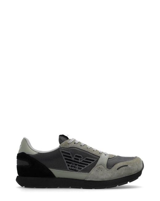 Armani low top trainers deals
