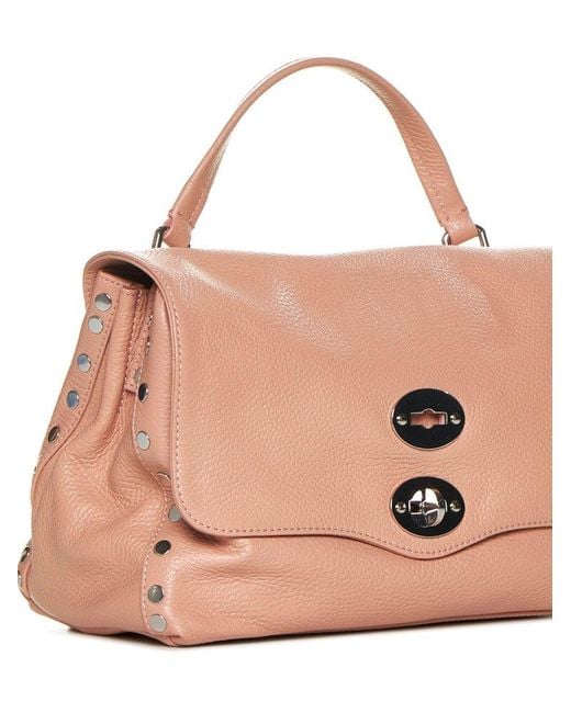 Zanellato Pink Postina Twist-Lock Small Top Handle Bag