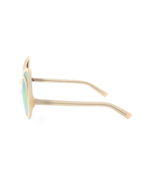 Linda Farrow Natural X Khaleda And Fahad Cat Eye Frame Sunglasses