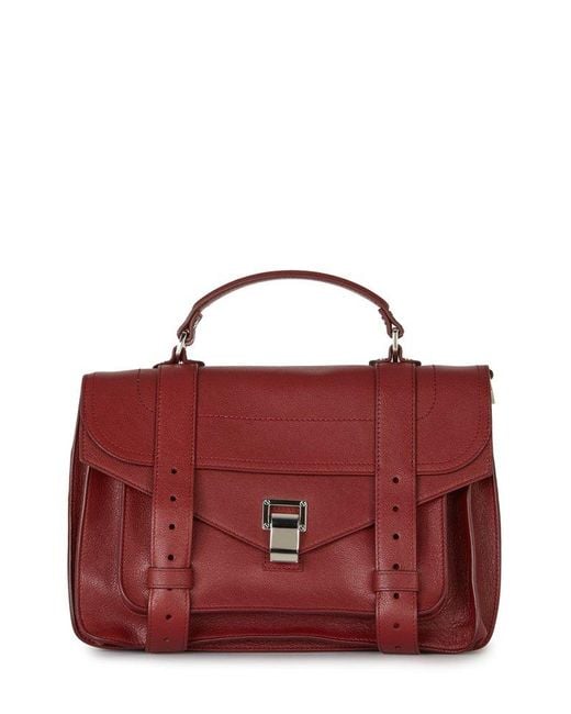Proenza Schouler Red Ps1 Medium Shoulder Bag