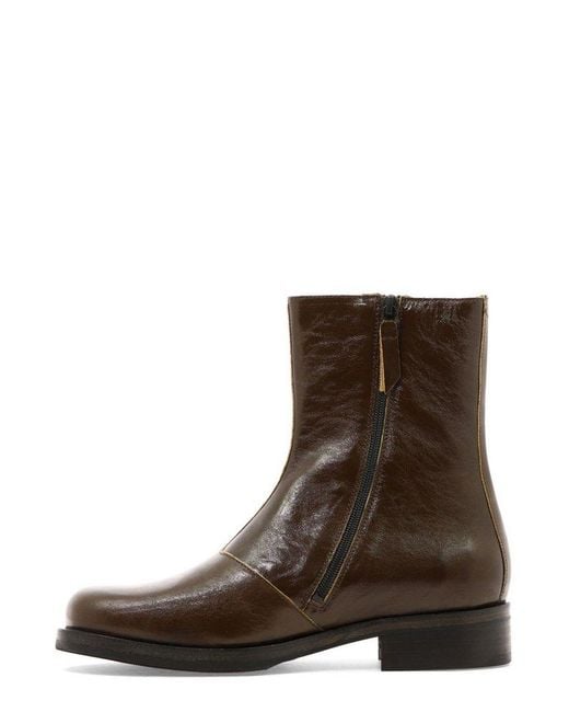 Our Legacy Brown Camion Ankle Boots for men