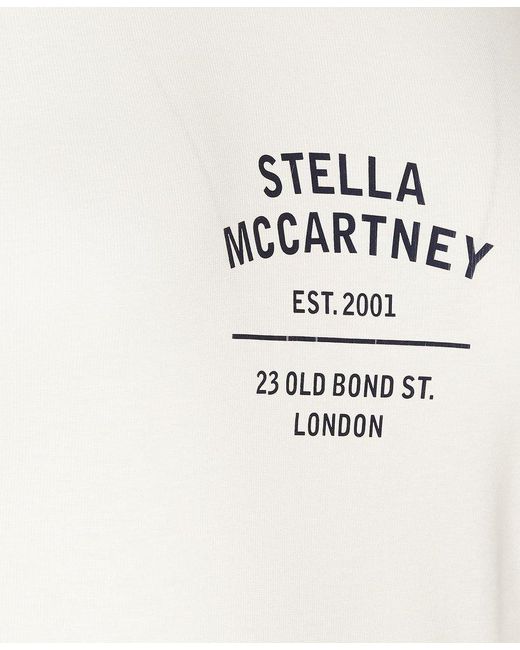 Stella McCartney White 2001 Logo Printed Crewneck Tank Top