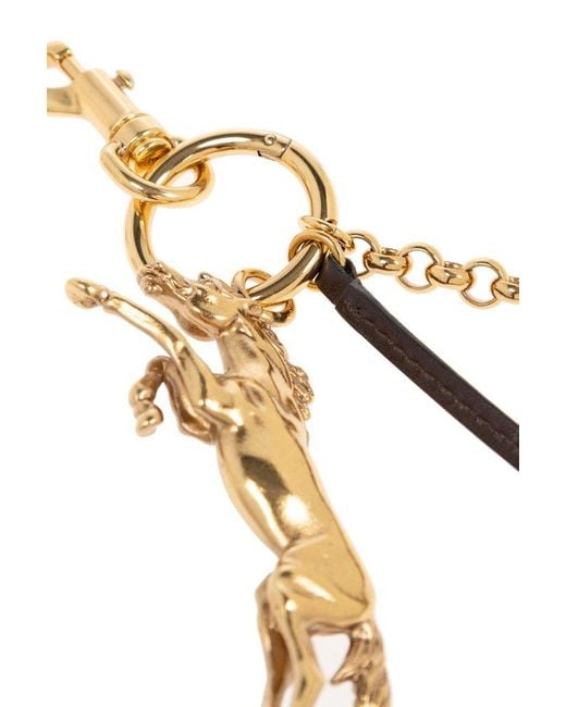 Chloé Keychain With Charms in White | Lyst