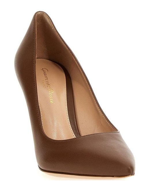 Gianvito Rossi Brown Gianvito Pointed Toe Pumps