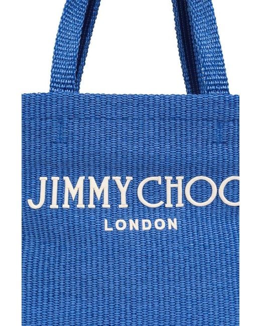 Jimmy Choo Blue ‘Beach Tote’ Shopper Bag