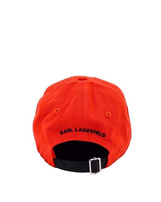 Karl Lagerfeld Red Hats