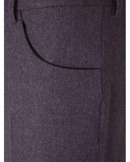 Lardini Blue Wool Formal Pants for men