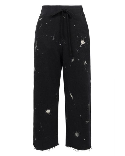 R13 Black Cotton Jogger Pants
