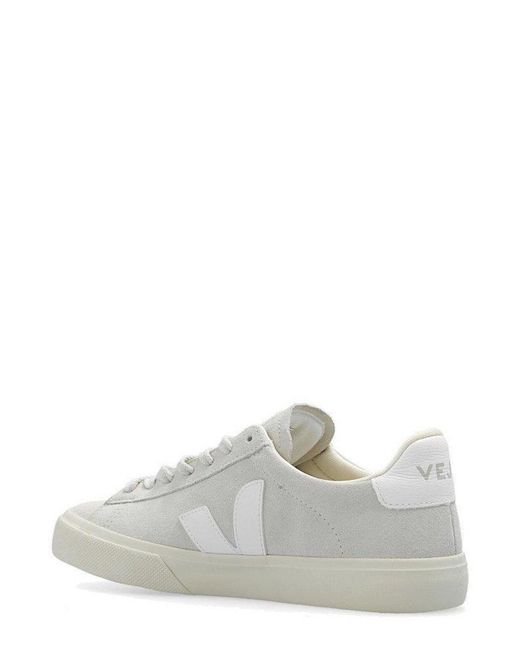 Veja White Campo Lace-up Sneakers