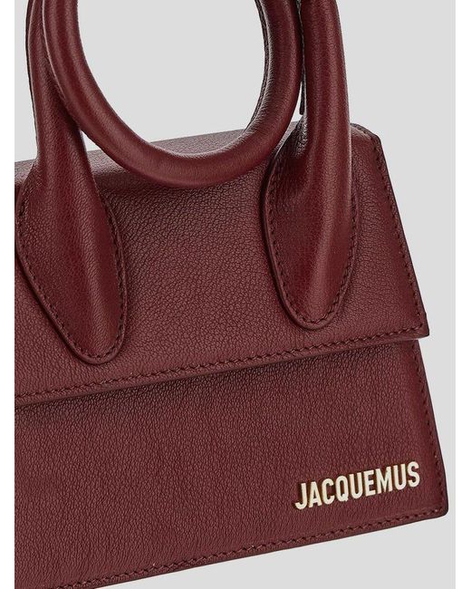 Jacquemus Brown Le Chiquito Noeud Coiled Handbag