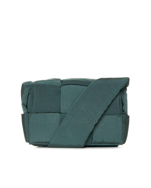 Bottega Veneta Green Small Padded Tech Cassette Shoulder Bag for men