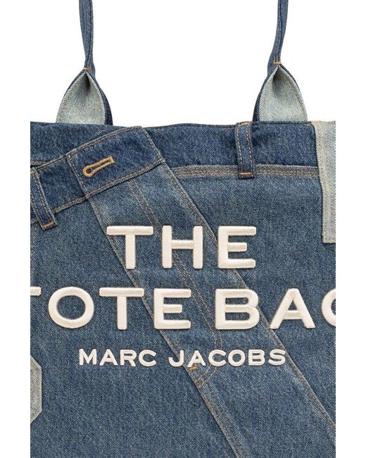 Marc Jacobs Blue 'the Tote Large' Shopper Bag,