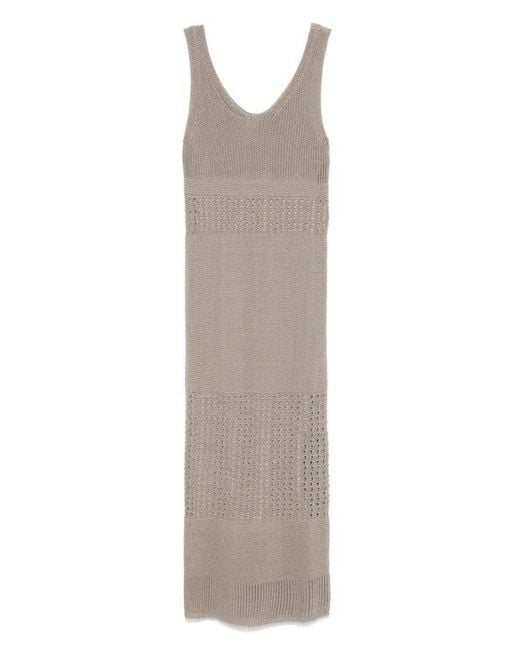 Max Mara Gray "Valois" Dress