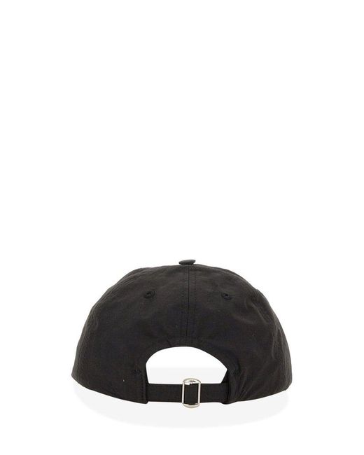 AMI Black Ami Paris Hat With Adc Stud Unisex