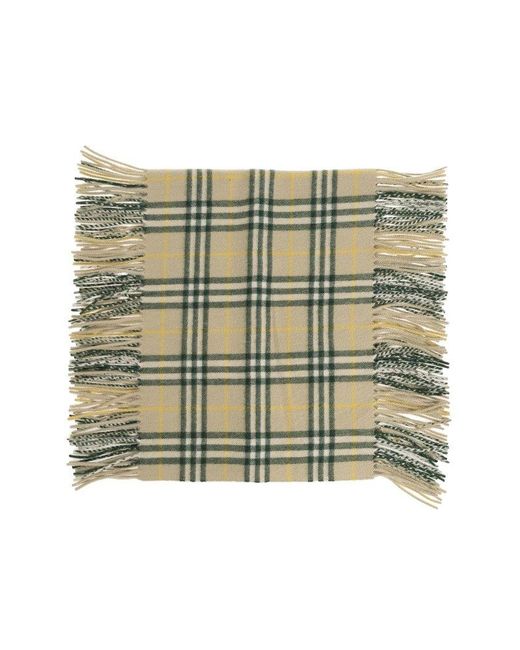 Burberry Green Cashmere Scarf,