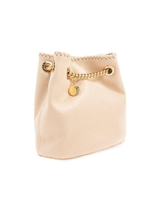 Stella McCartney Natural ‘Falabella’ Bucket Shoulder Bag