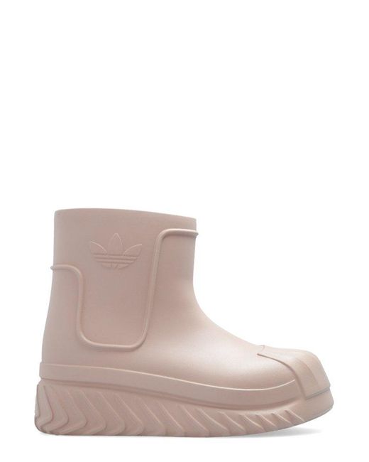 Adidas Originals Brown Adifom Sst Slip-On Boots